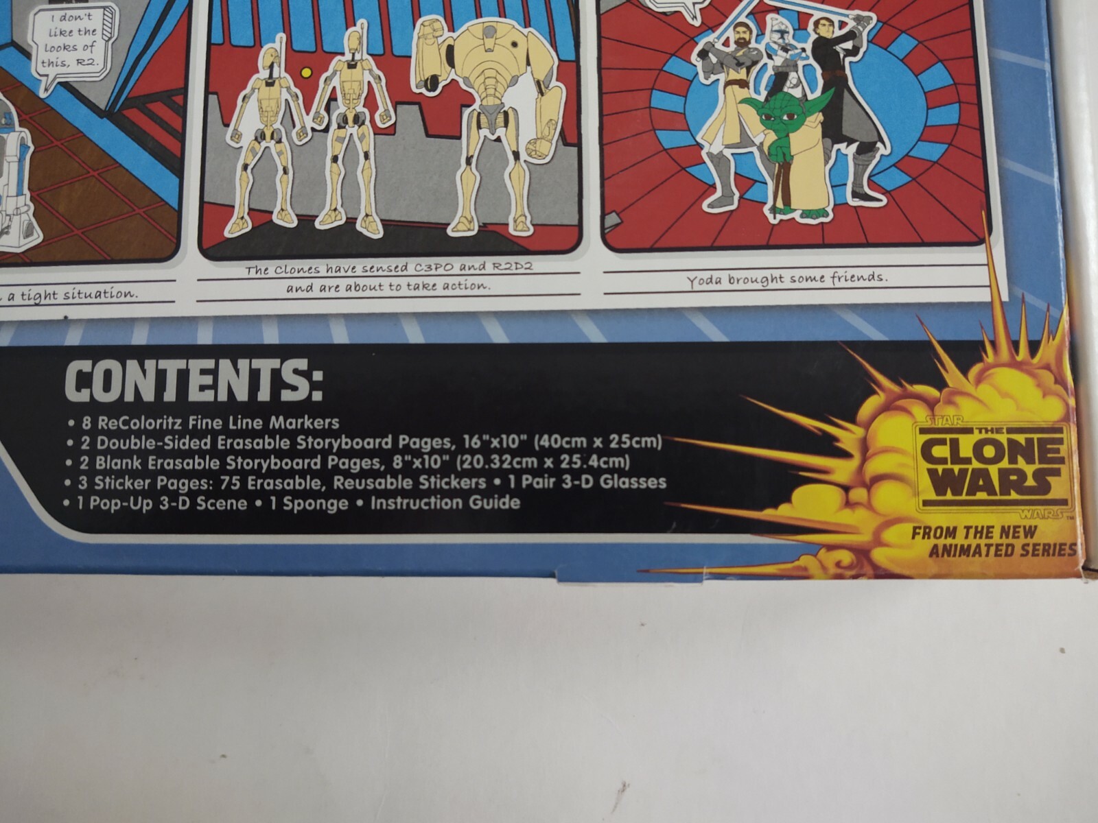 New-CRAYOLA 3-D Comic Maker Star Wars The Clone Wars