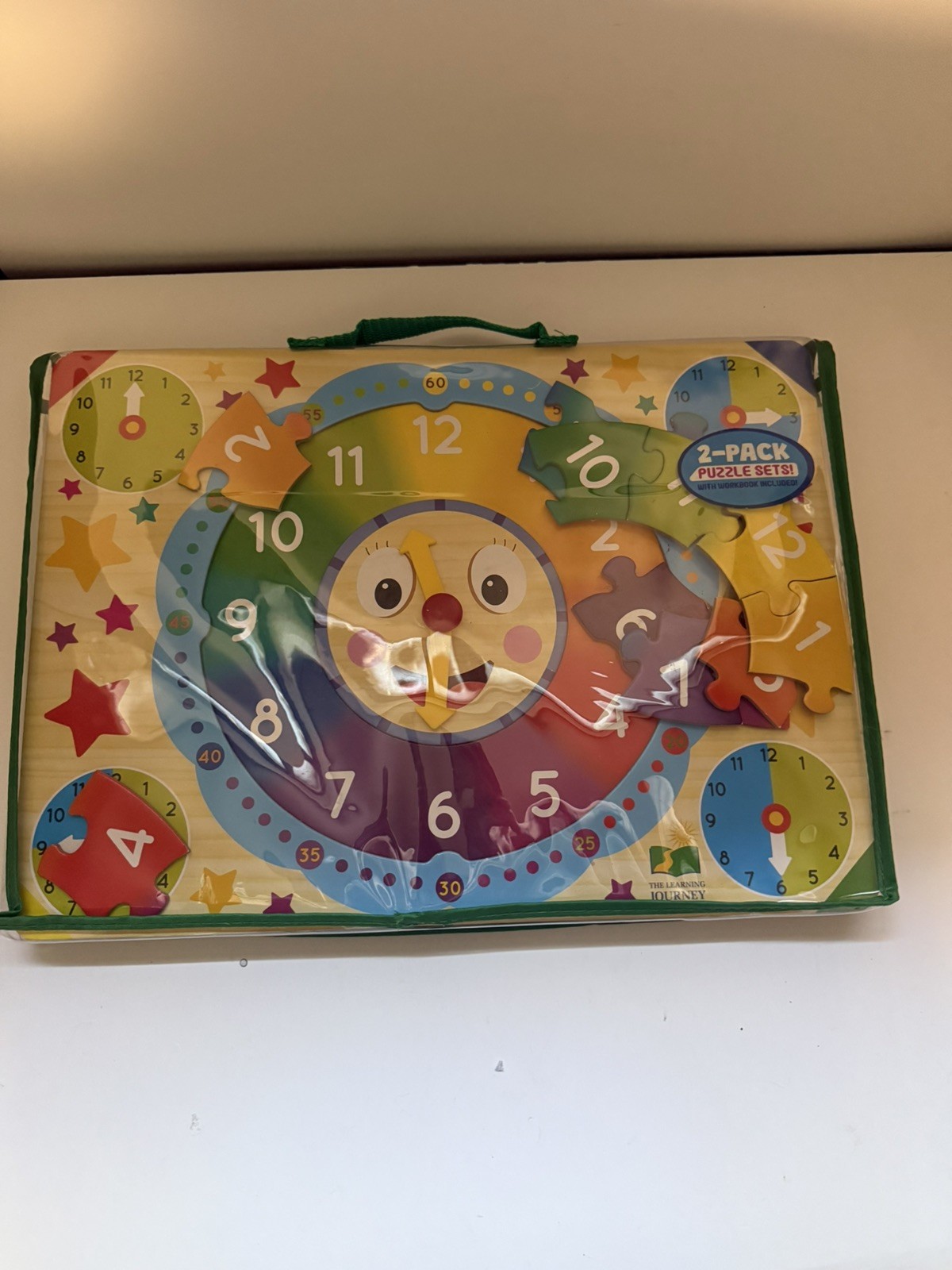 The learning journey Lift And Learn Clock & USA Map Puzzle