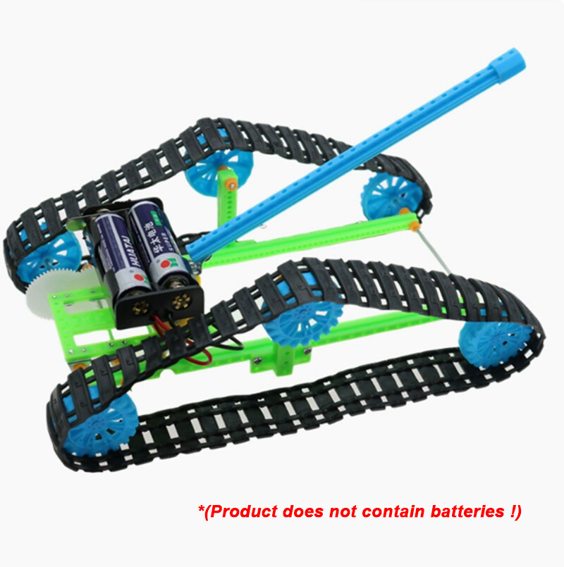All-terrain Tracked Tank Toy DIY Kit Children Educational Self Assembly Project
