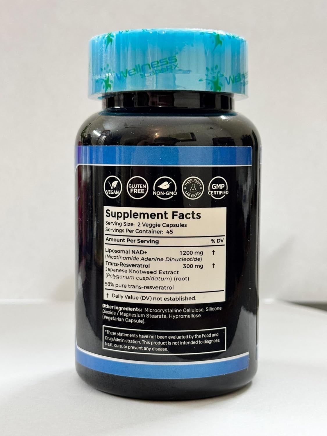 NAD Supplement, 1500mg – Liposomal NAD+ Supplement with Resveratrol, NAD Plus