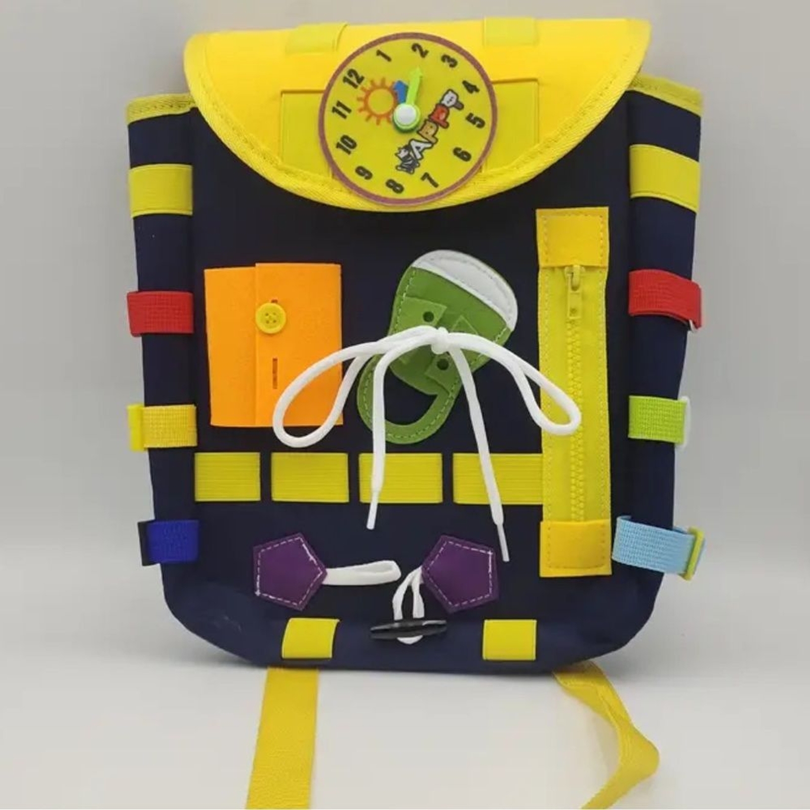Educational Toddler Backpack: Blue