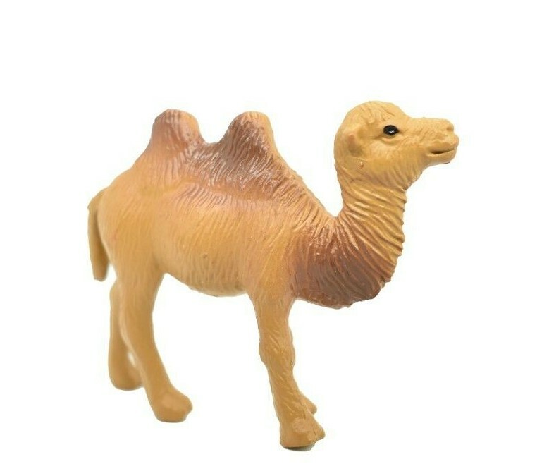 Camel, Bactrian, Plastic Toy Animal, Kids Gift, Realistic Figure, 2.75″ F3548