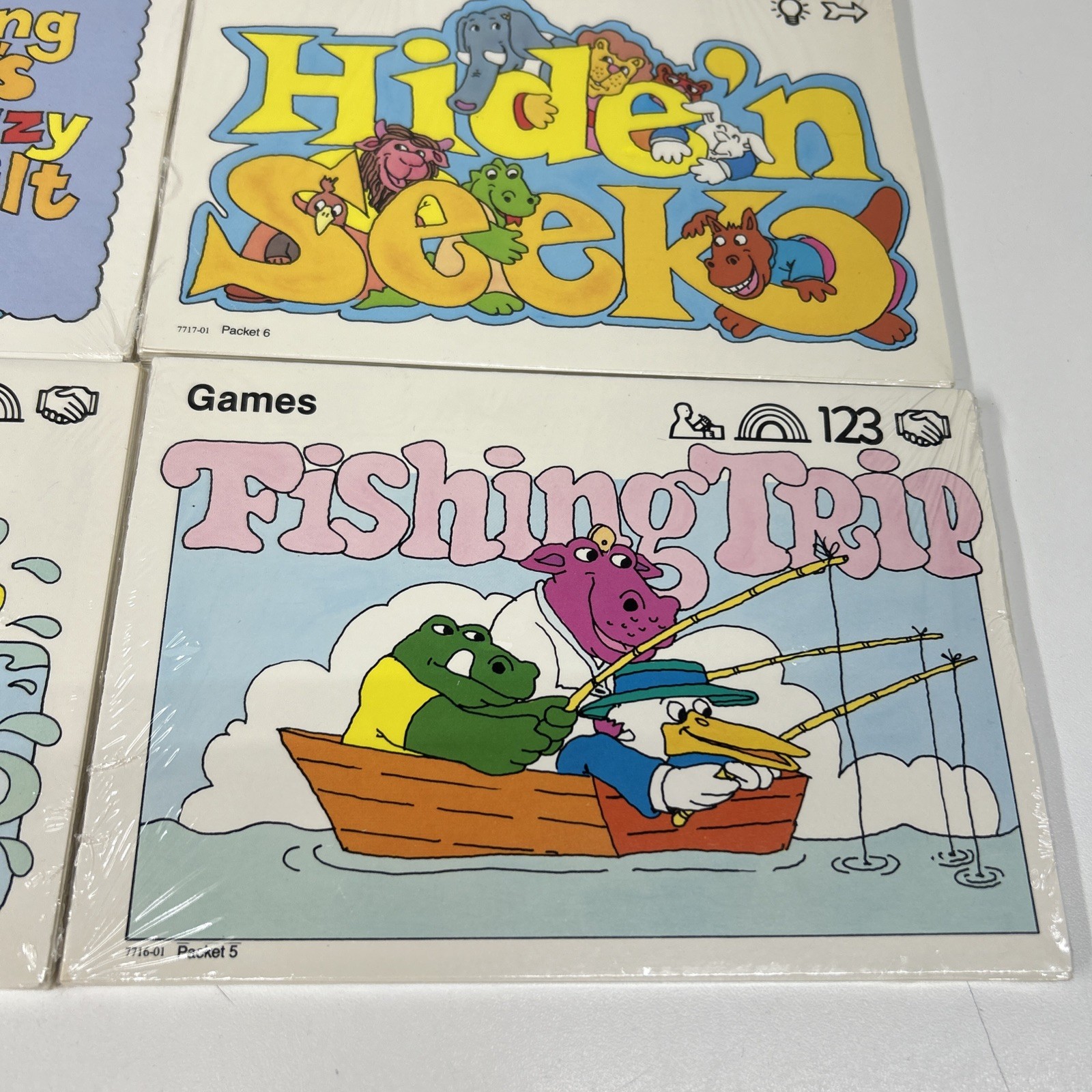 VTG Sweet Pickle Pre-school Program Learning Cards And Games Sealed Lot Of 6 Pkg