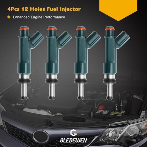 Fuel Injectors 12 Holes 4Pcs,Compatible with 2010-2015 Toyota Prius/Prius