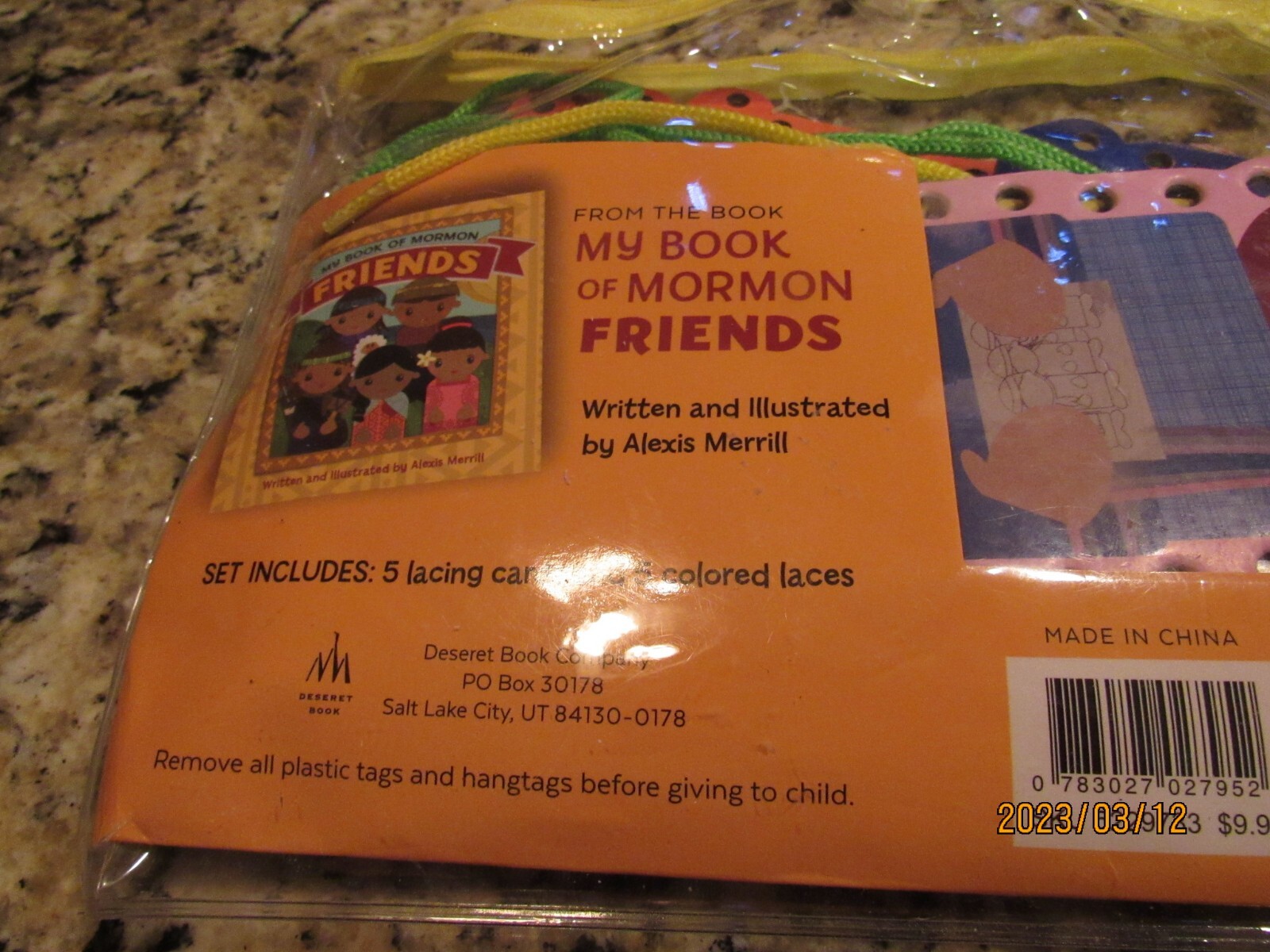 My Book of Mormon Friends Lacing Card Set – 4″x7″ Cards – Alexis Merrill