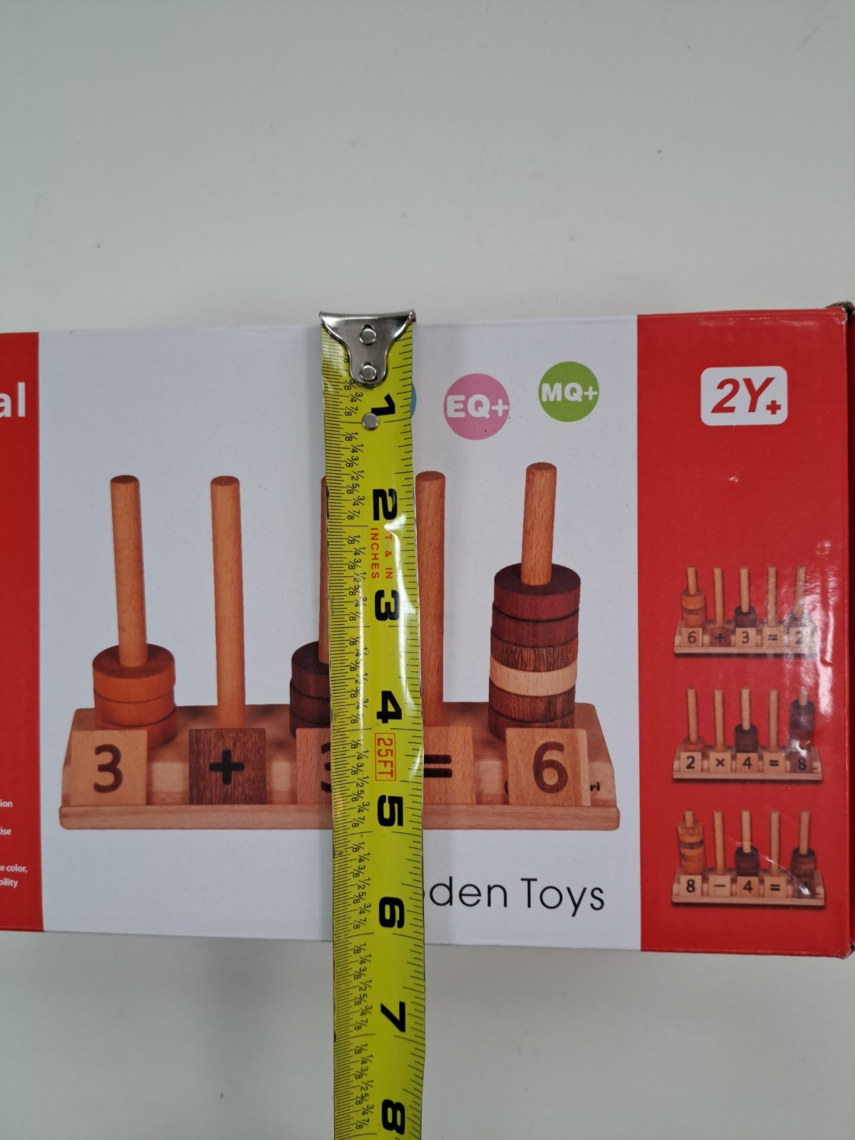 Digital Pillar Kids Wooden Math Activity