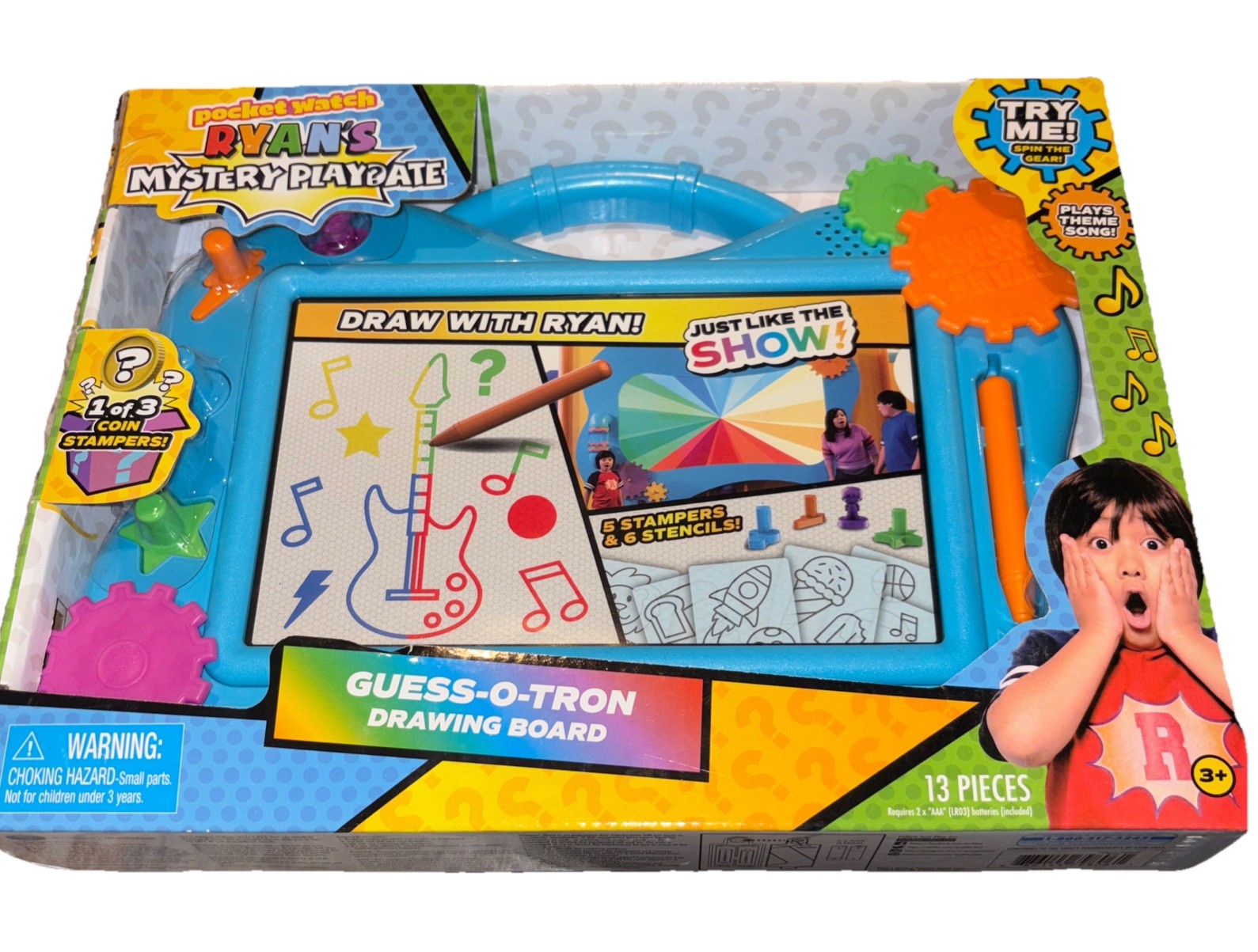 Ryan’s Mystery Playdate Guess-O-Tron Drawing Board, Ages 3+