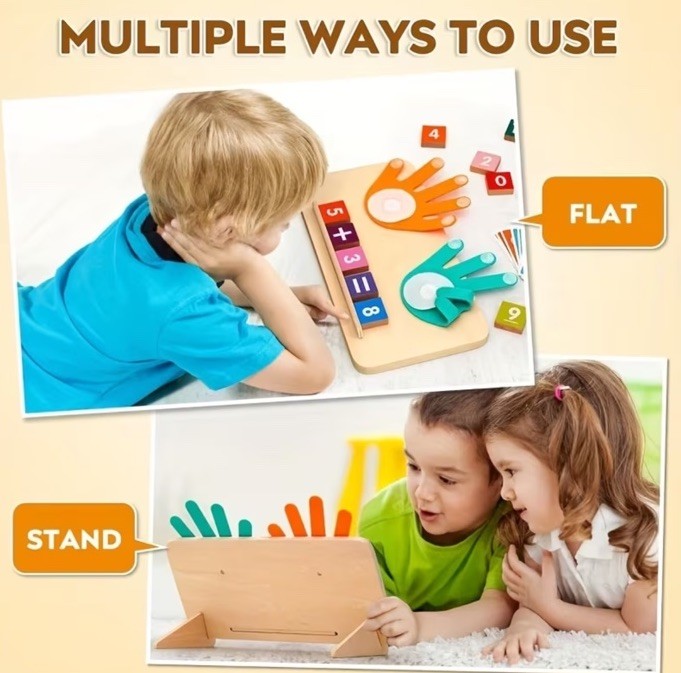 Manipulatives NumberCounting Blocks Toys & Montessori Toys for Kids