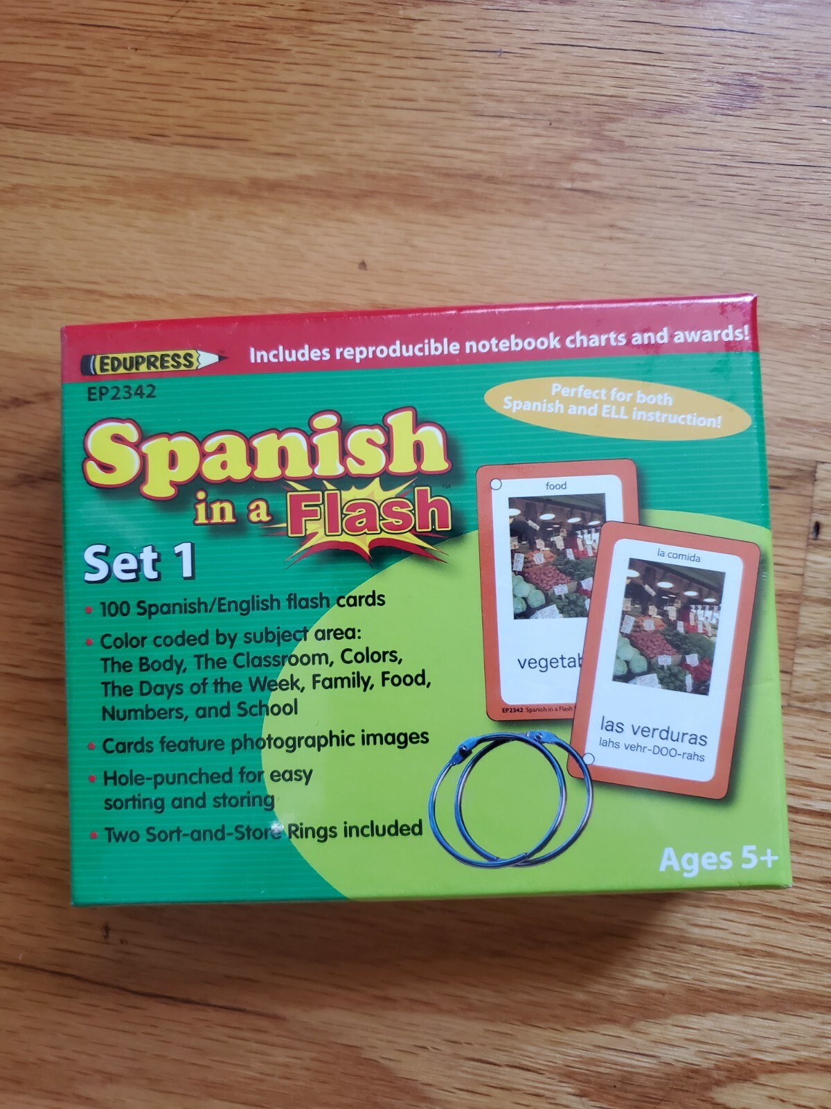 Edupress Spanish in a Flash Set 1
