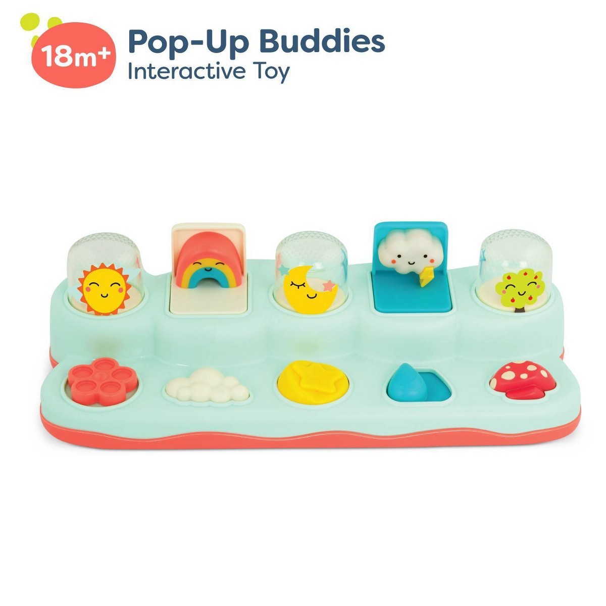 B. toys – Interactive Toy – Pop-Up Buddies: Educational Baby & Toddler Toy
