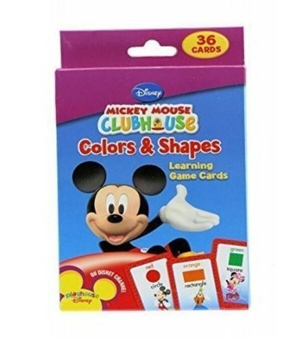 36 Flash Cards in Box: Disney Mickey Mouse Clubhouse Colors & Shapes