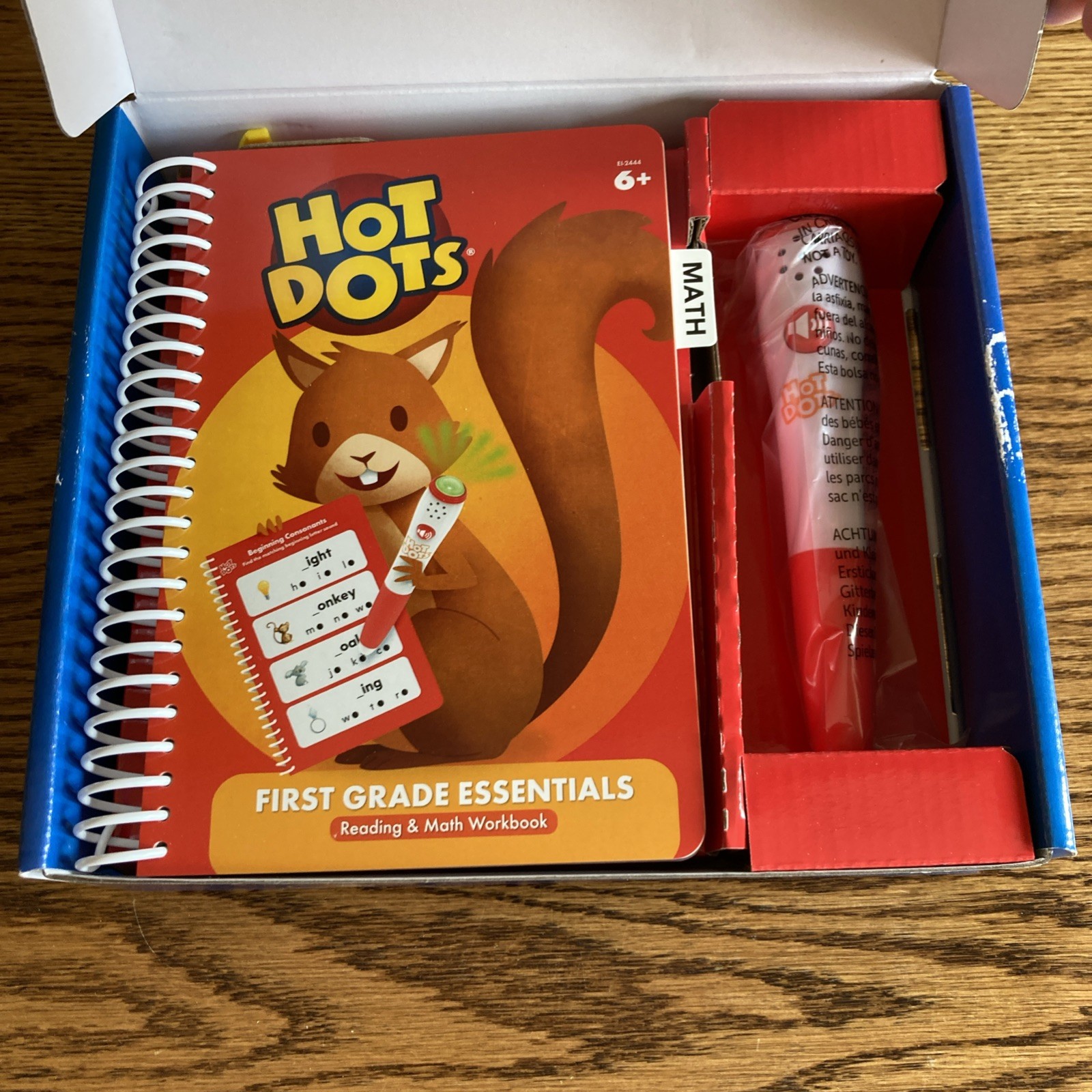 Hot Dots 1st Grade Reading And Math-age 6 School, Homeschool Lot Of 2