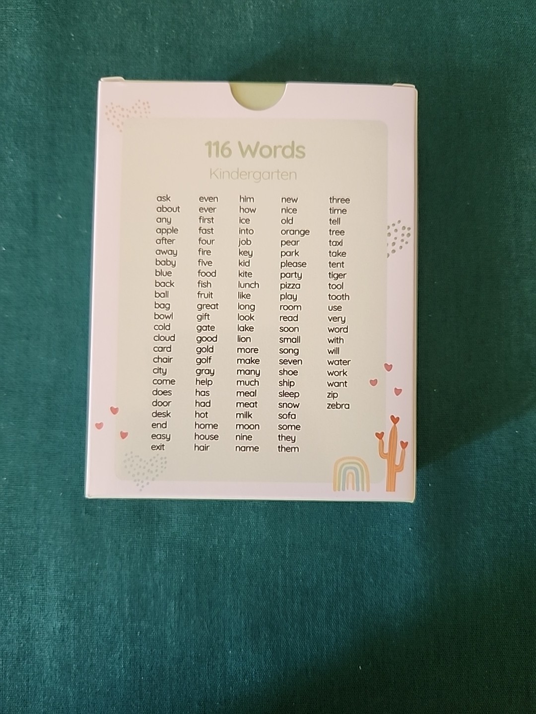 Acelion Sight Words Flashcards Set Pre-K to 3rd Grade