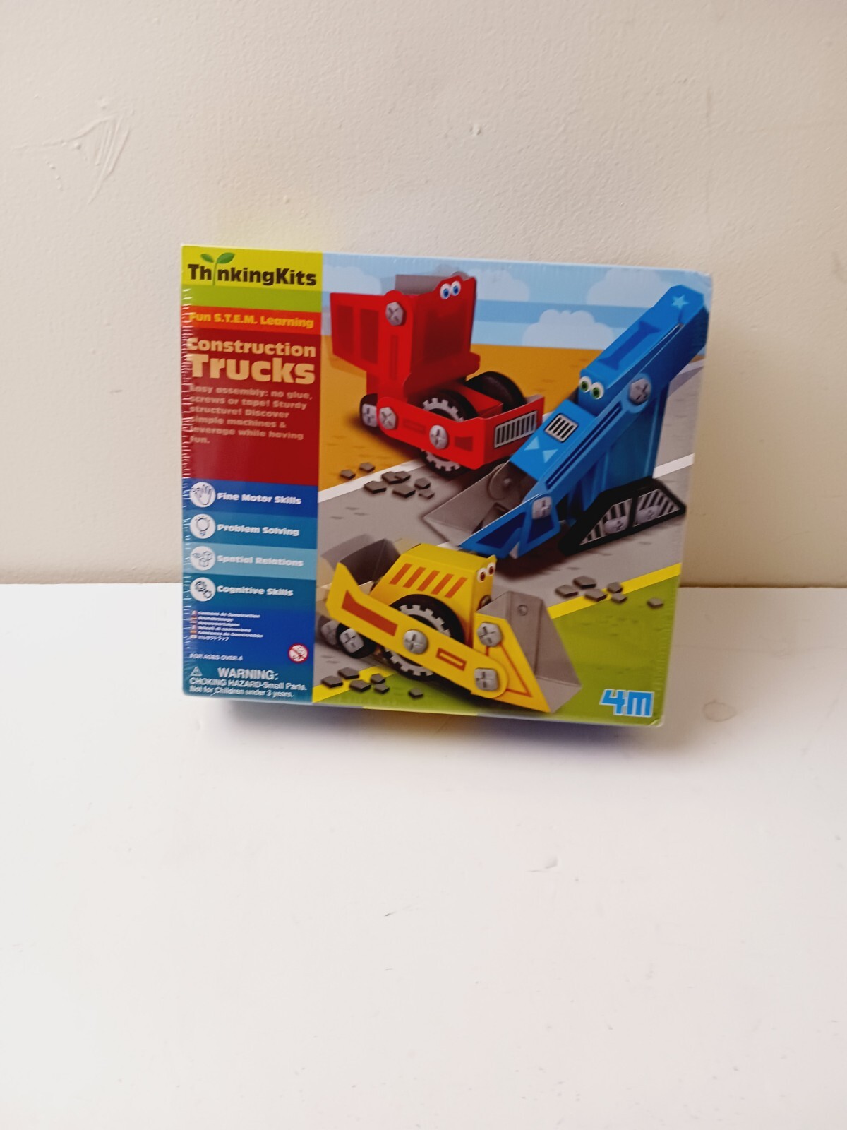 4M Thinking Kits STEM Learning Construction Trucks Building Set Brand New