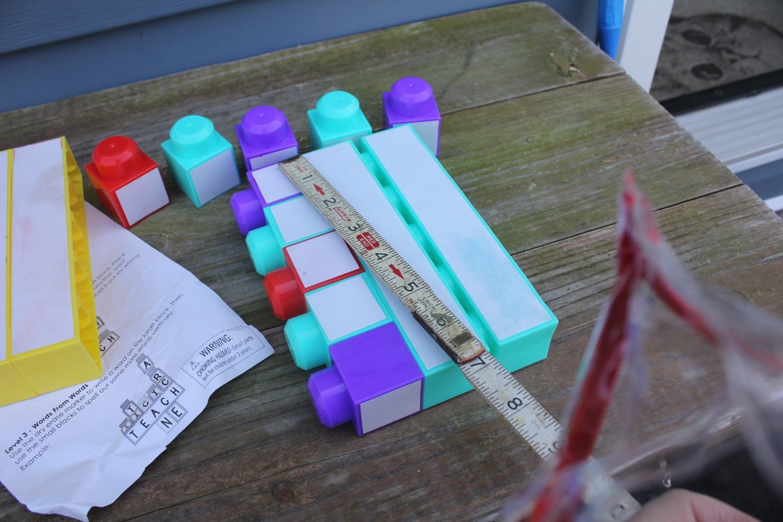 Building Blocks Dry Erase Letters ABC Alphabet Learning 15pcs Mega Homeschool