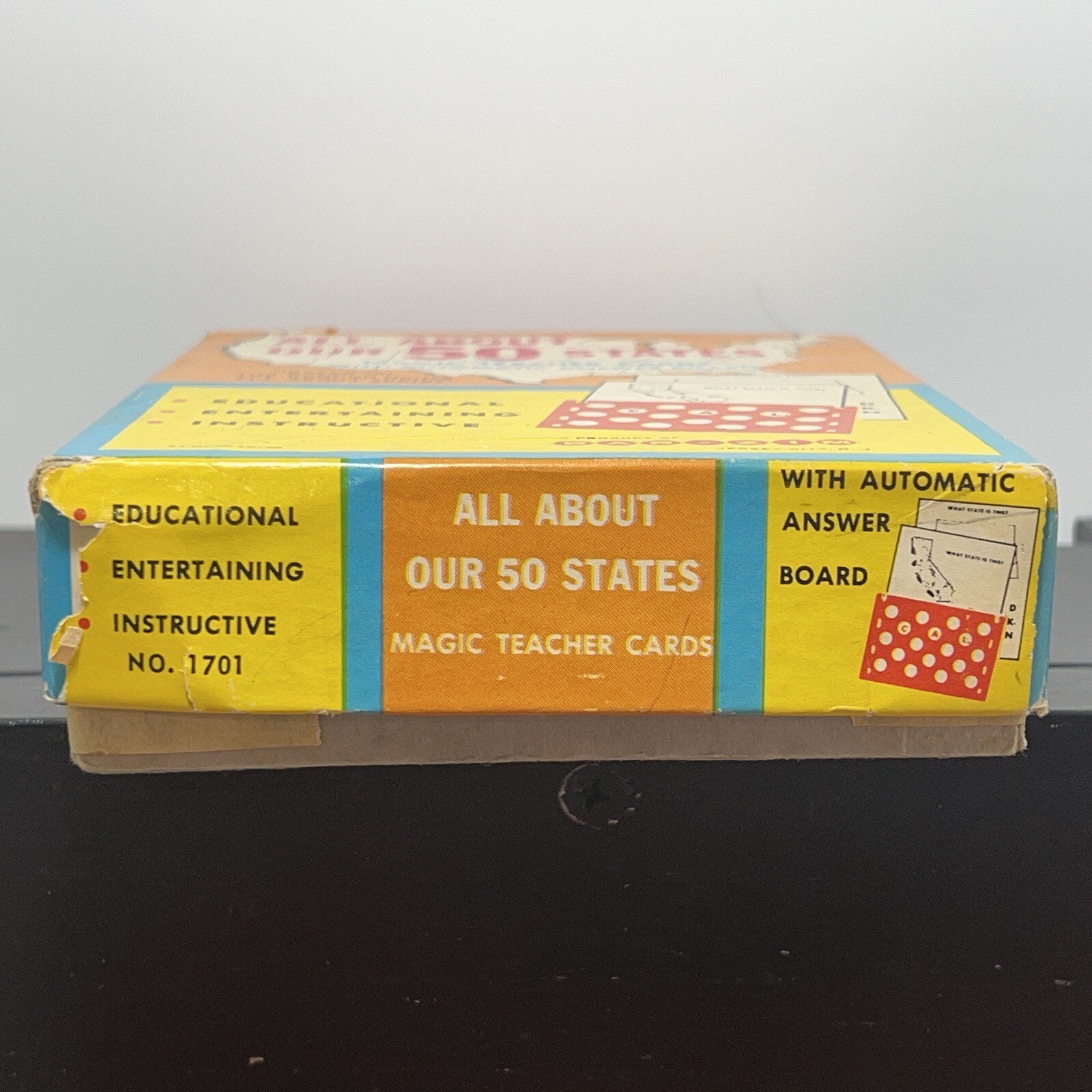 Vintage 1960s Magic Teacher Cards “All About Our 50 States” Bar-Zim Toy Co
