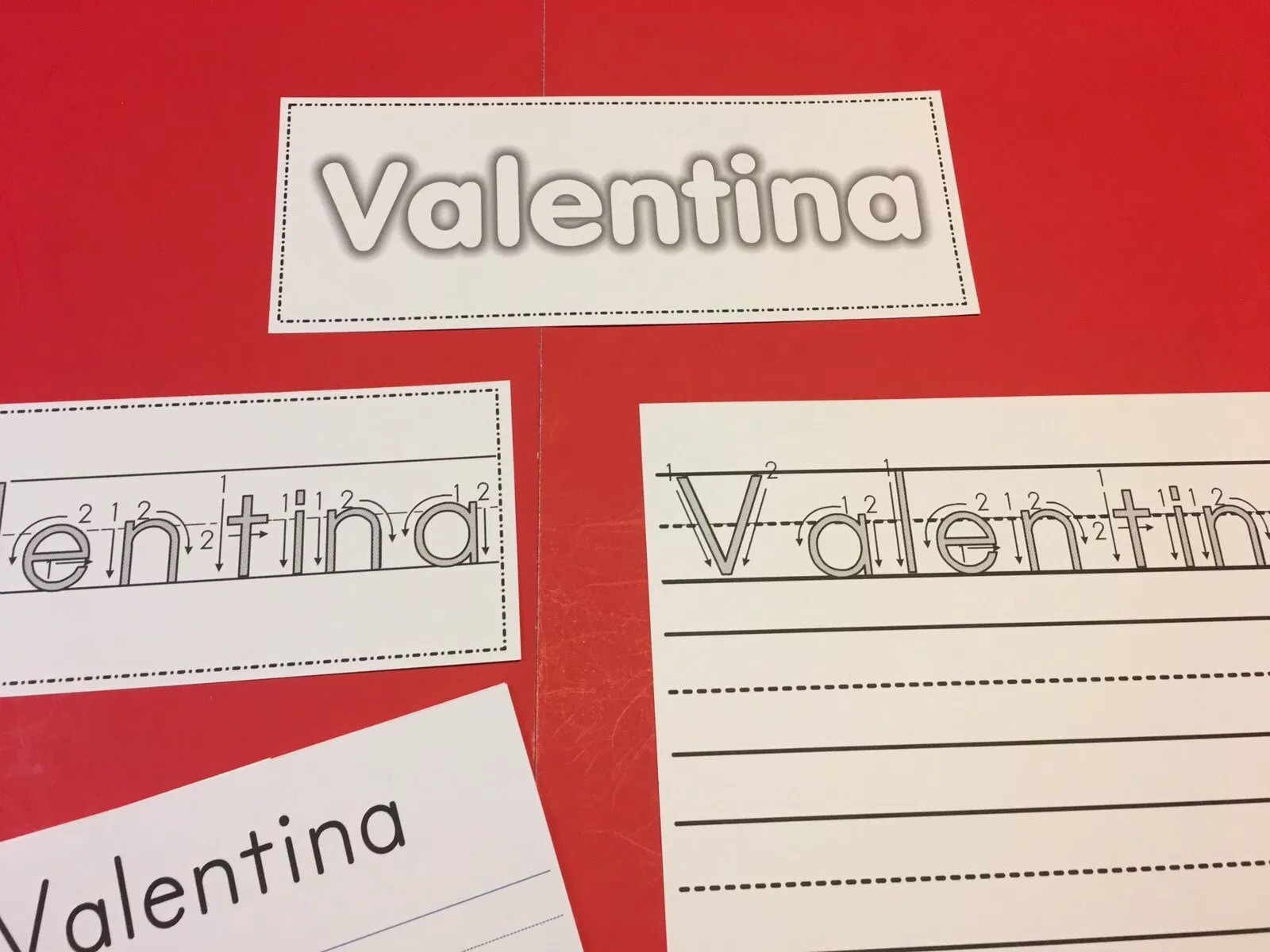 Wipe N Write CUSTOM Names Card Kit – Laminated Card – PERSONALIZED FOR YOU CHILD