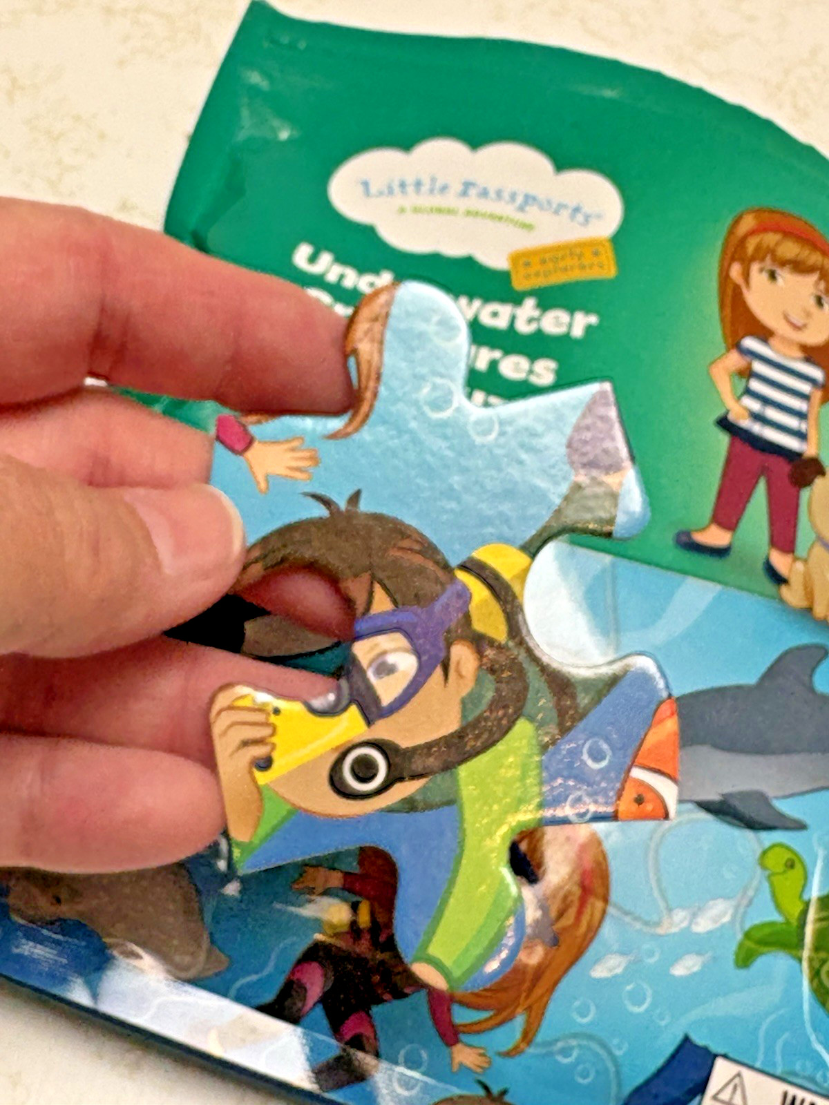 Little Passports Global Adventure Early Explorer 24 PC Underwater Creatures 2021