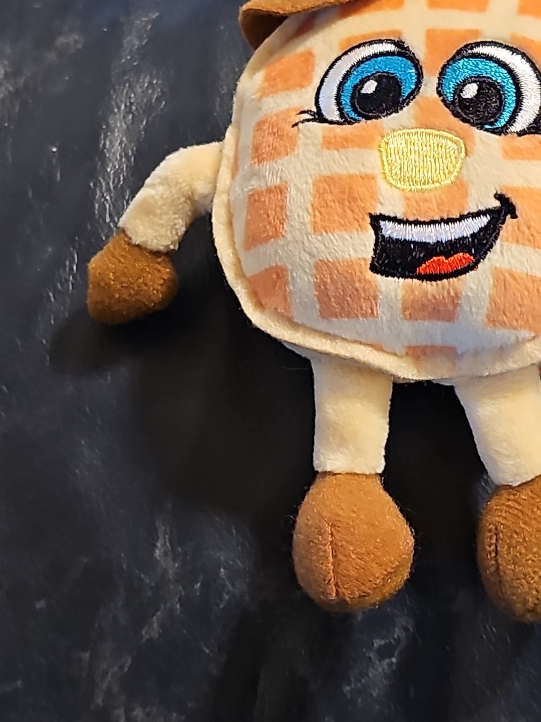 Whiffer Sniffer- Waffle Aaron waffle scented backpack clip- 5 Inches