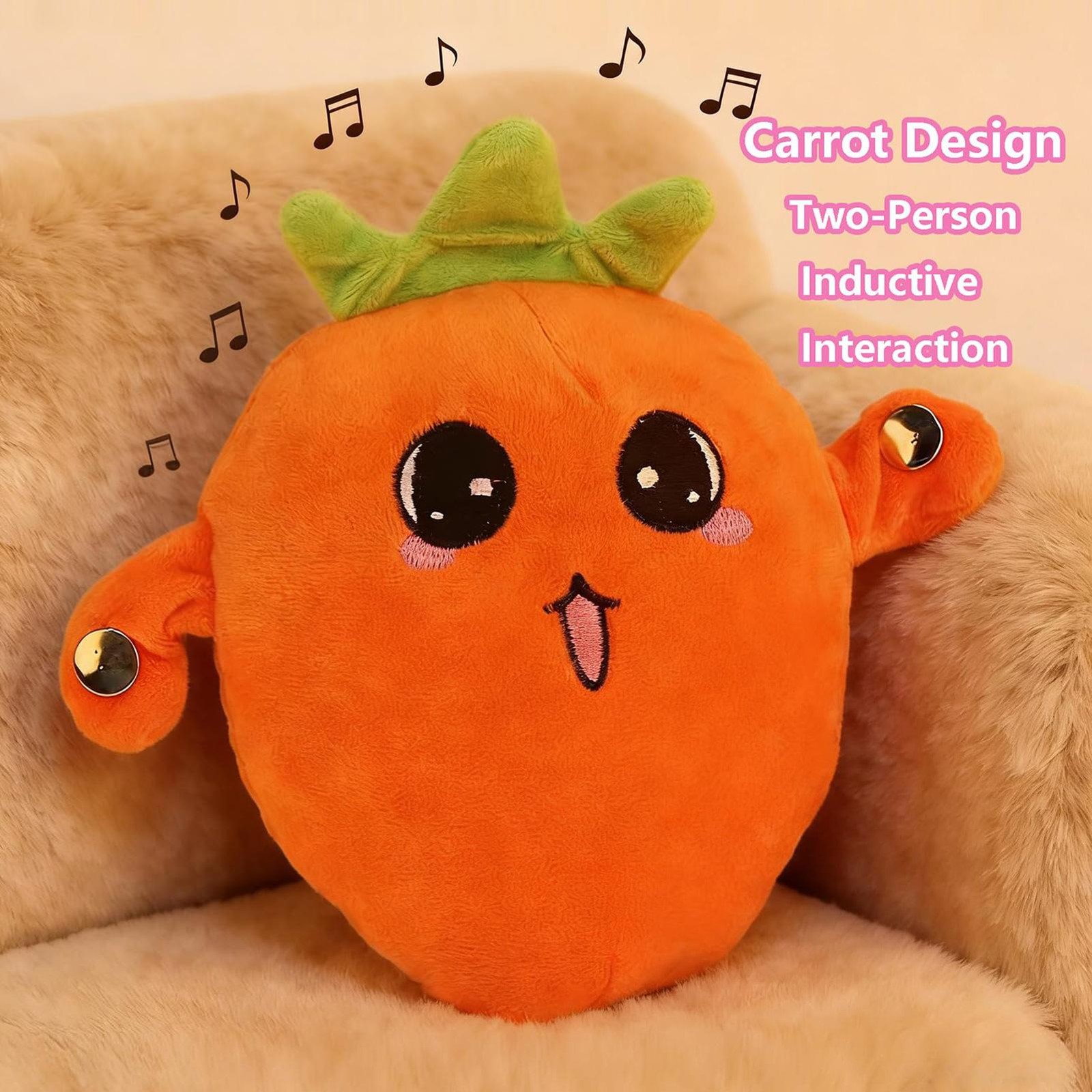 Interactive Music Plush Toy – Fun & Playful Sound-Activated Toys -Baby Music Toy