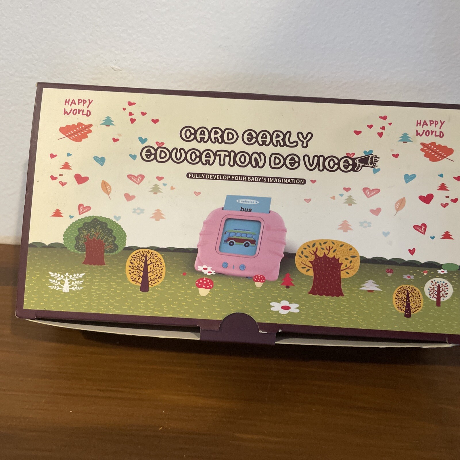 Happy World Card Early Education Device “Pink” Fully Develop Baby’s Imagination