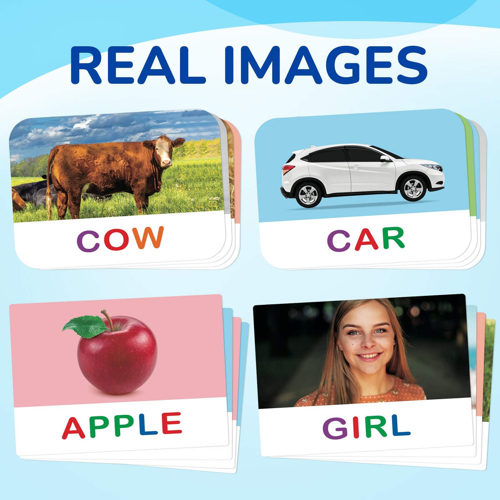 Spelling Games with Flash Cards, 112 Words, Montessori Toys for 3 4 5 6 Years…