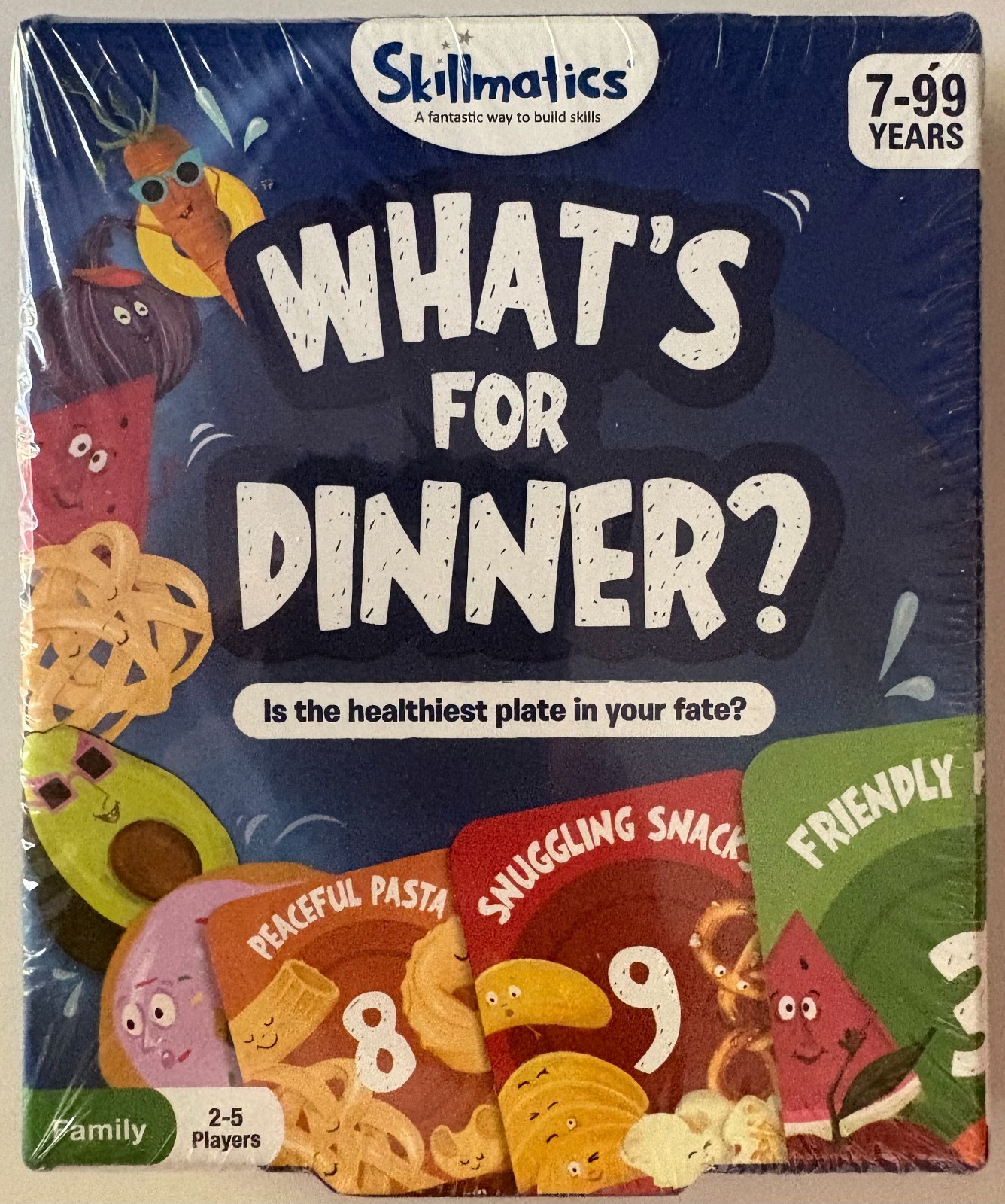 Skillmatics “What’s For Dinner?” Card Game ages 7 to 99 Sealed-Free Shipping