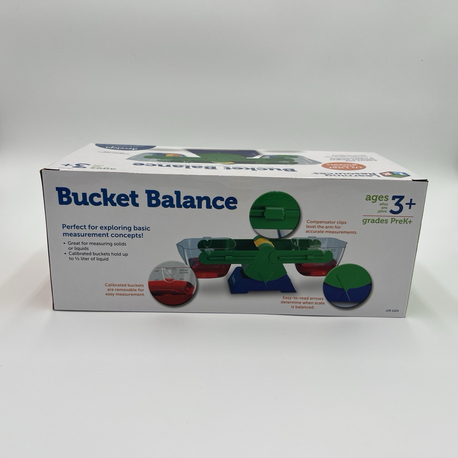 Learning Resources Bucket Balance Solids/Liquids what Weighs More? Weighing New