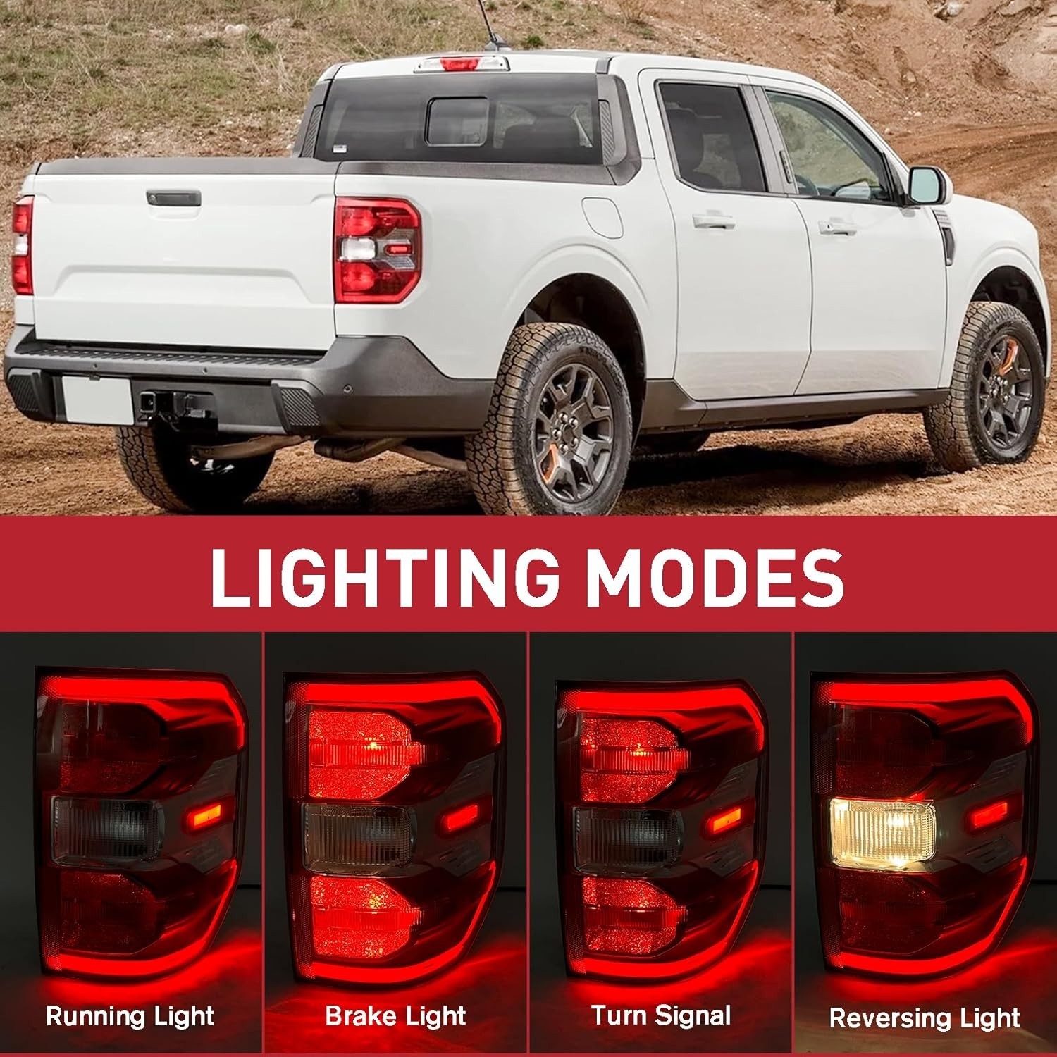 Right Tail Light Assembly for 2022-2025 Maverick TREMOR Passenger Side NZ6Z-134