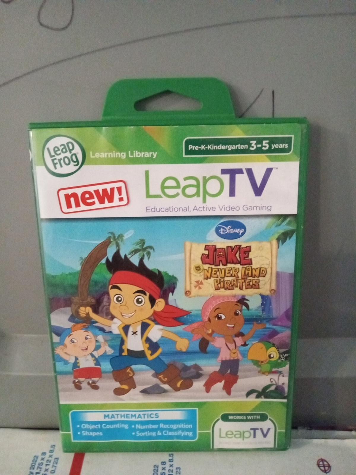 Leap Frog Learning Game Jake & The Neverland Pirates LeapTV Mathematics #175c