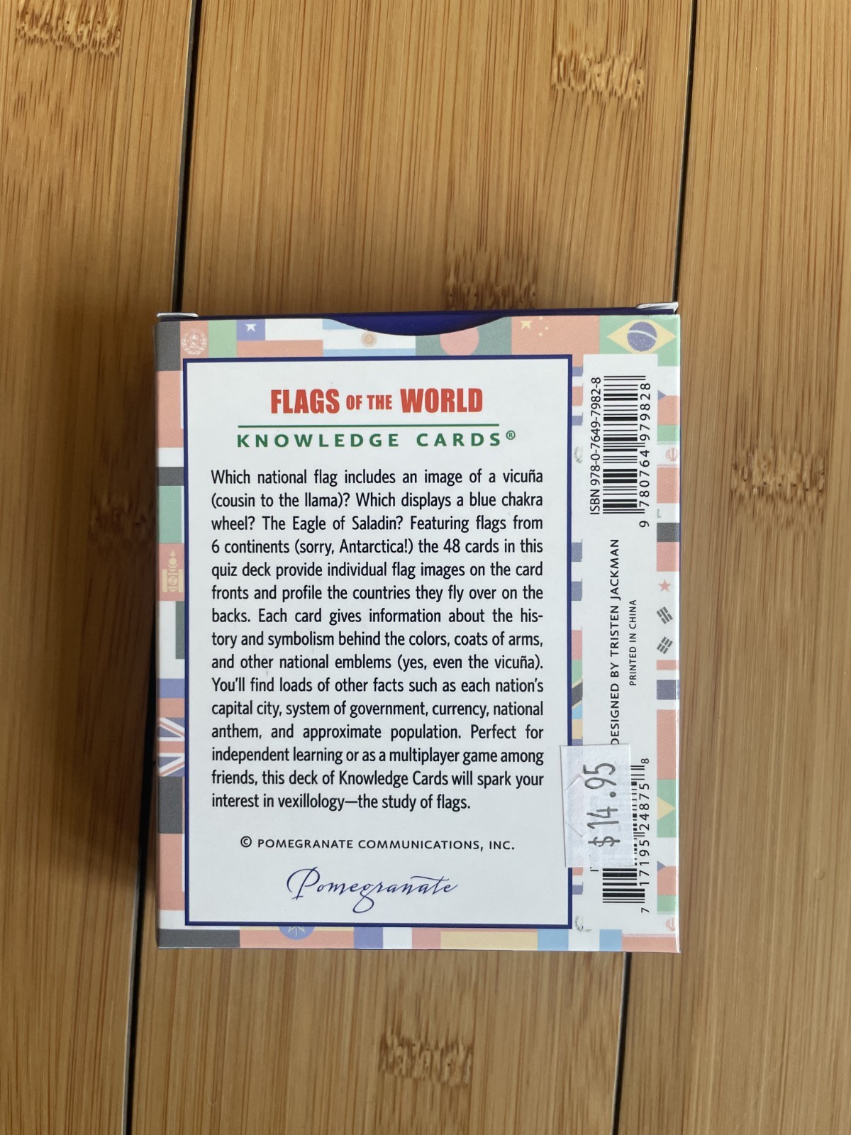 Flags of the World Quiz Deck by Pomegranate Communications