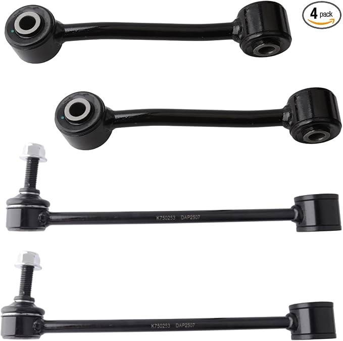 4pc Front Rear Sway Bar Link Kit K750127 K750253 for Jeep Liberty 2008 2009 2010