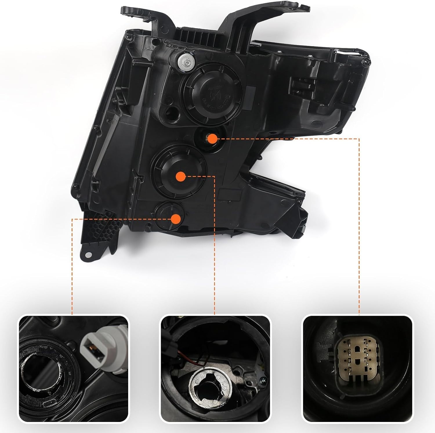 Headlight Compatible with Chevy Tahoe/Suburban 2015-2020 DRL Right(Passenger)