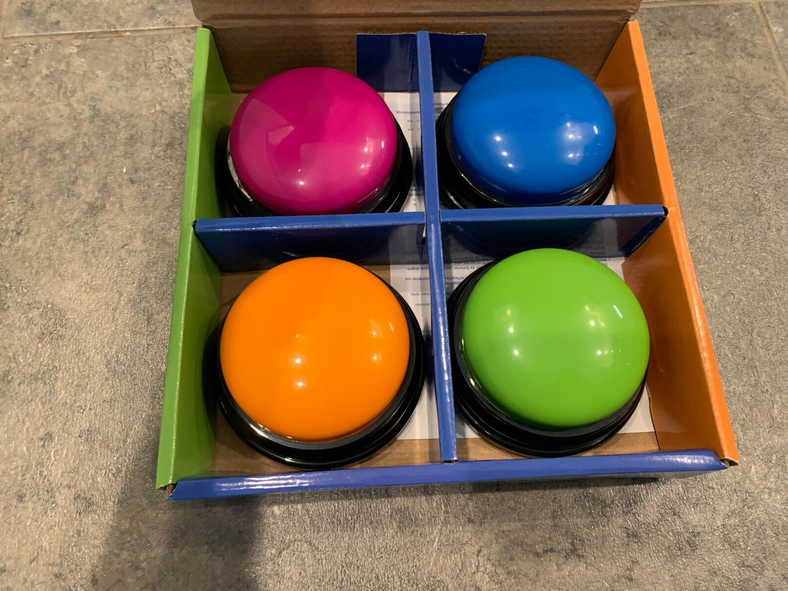 Learning Resources Answer Buzzers, Set of 4 Different Colored Buzzers
