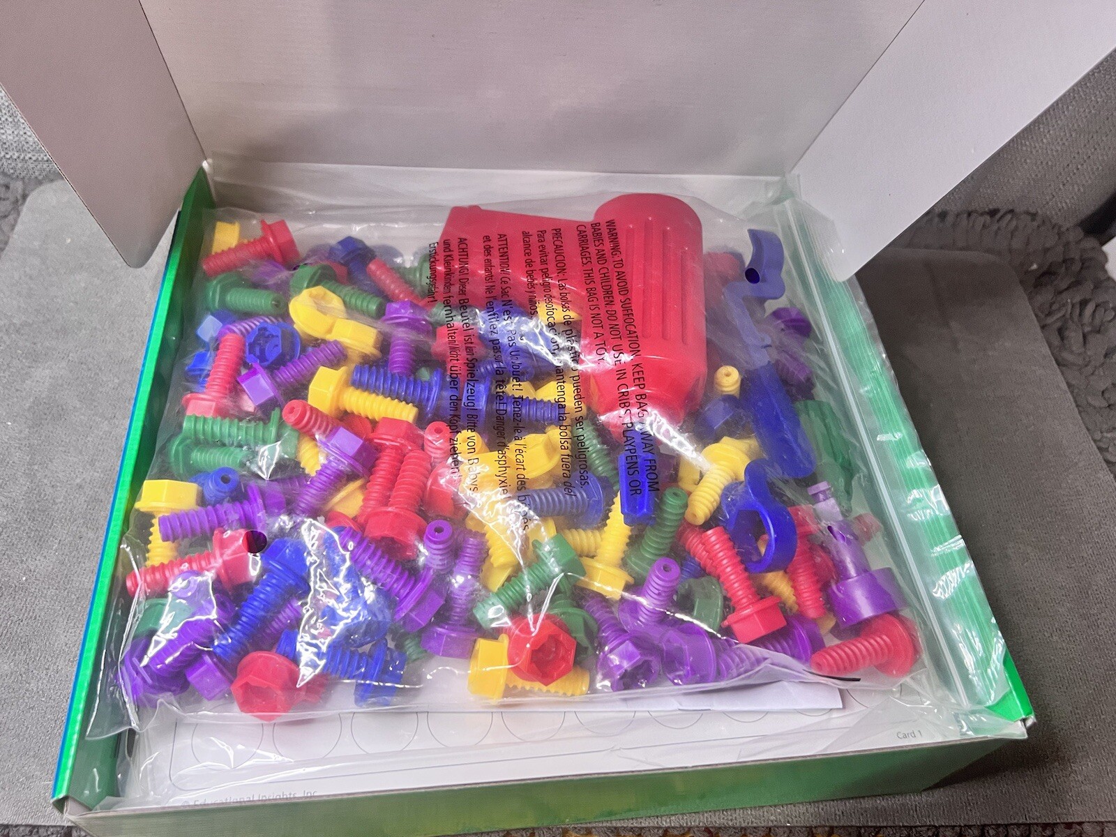 Educational Insights Activity Center Design Drill Homeschool Stem Kids Child Toy