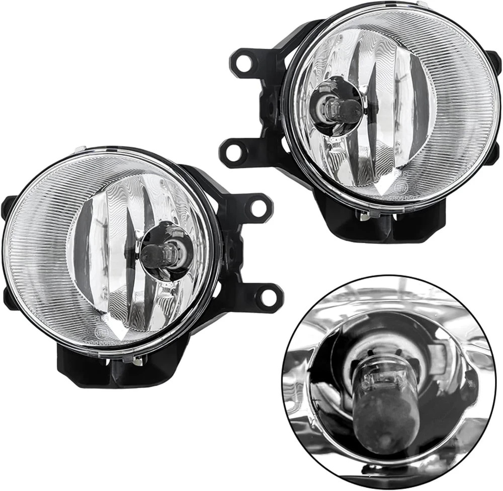 Pair Driving Fog Lamps Assembly Replacement for RAV4 2016 2017 2018 Fog Lights