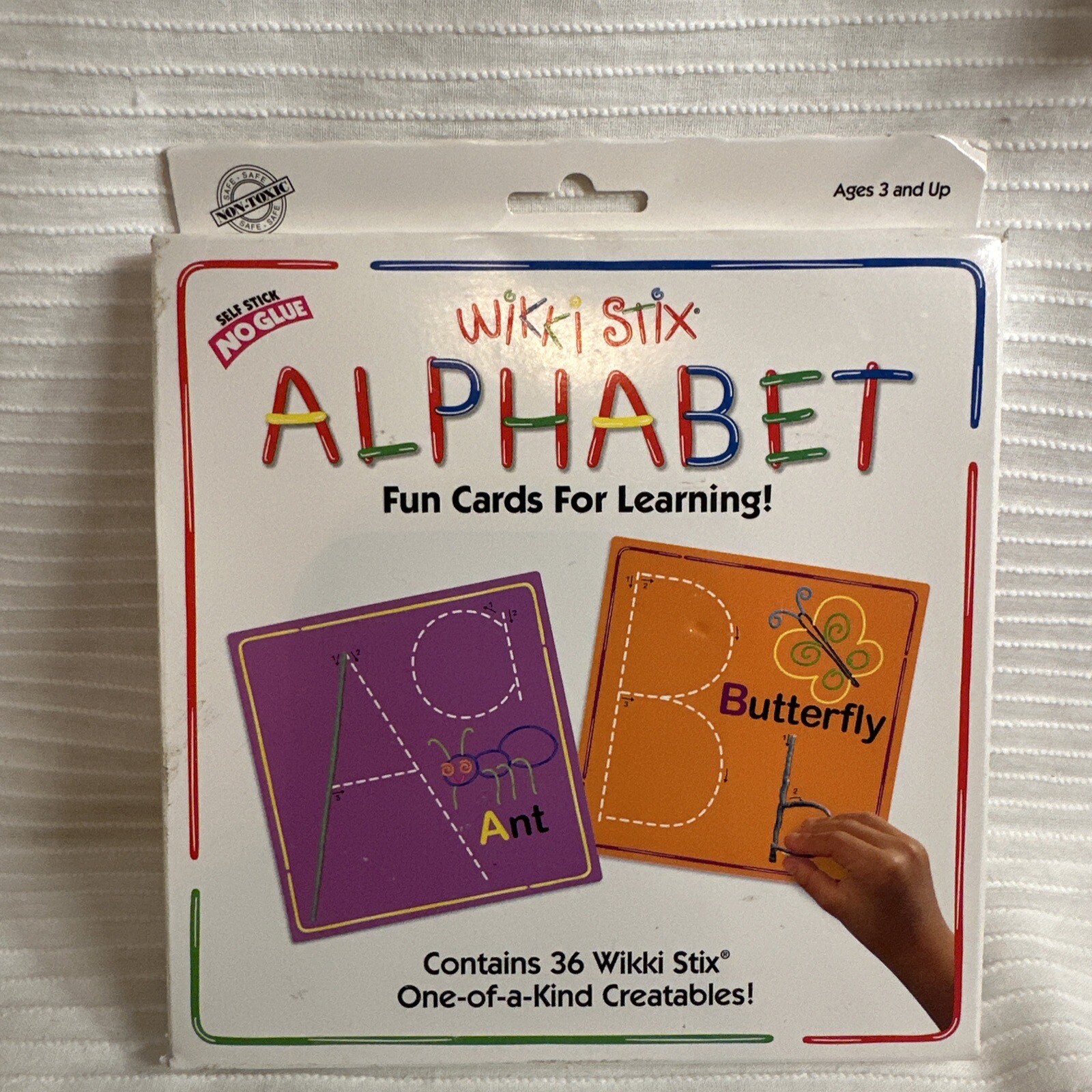 Wikki Stik Alphabet Cards A-Z Set NEW Vintage 2008