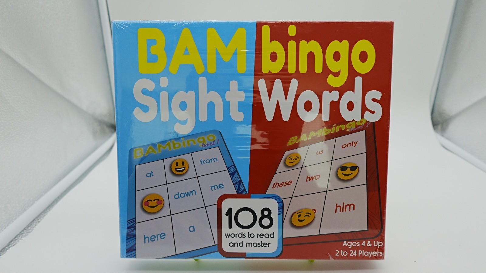 THE BAMBINO TREE Sight Word Bingo Game Level 1 and 2 – Educational Games for Kid