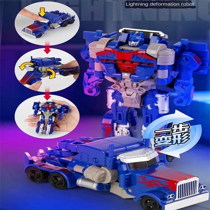 One-step Transforming Car Robot Toy for Kids – High-quality Unique Anime Model