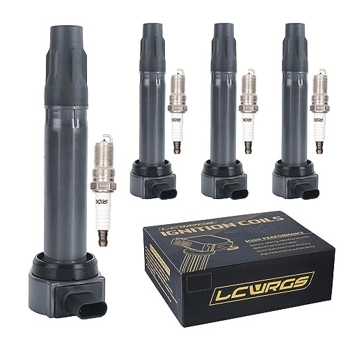Set of 4 Ignition Coil Pack & Spark Plugs for Jeep Patriot Compass Dodge Avenger