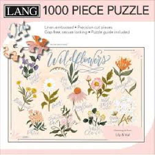 LANG PUZZLES 1000 PCS – WILD FLOWERS – 20 X 29