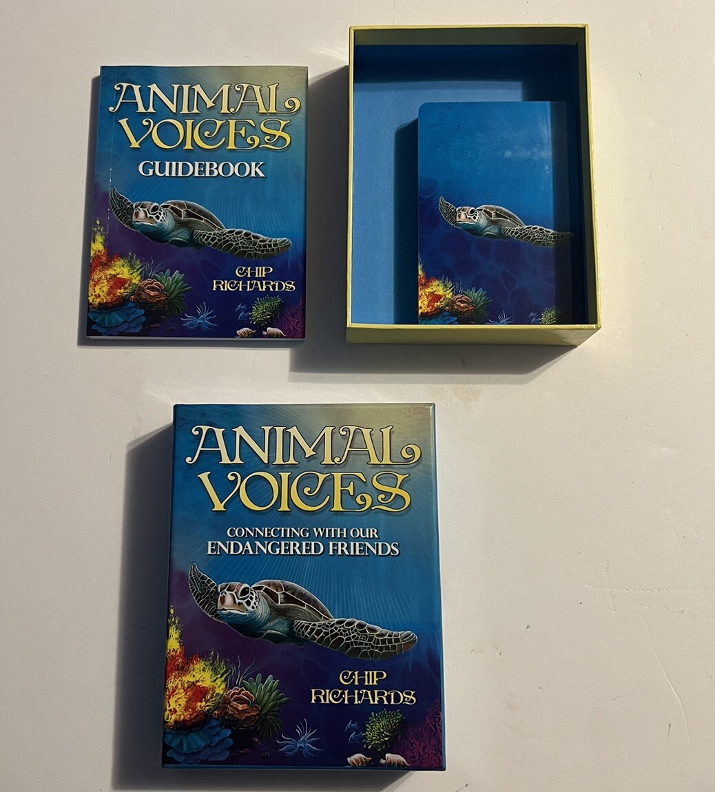 Animal Voices Cards & book in hardcover box by Chip Richards & Susan Farrell