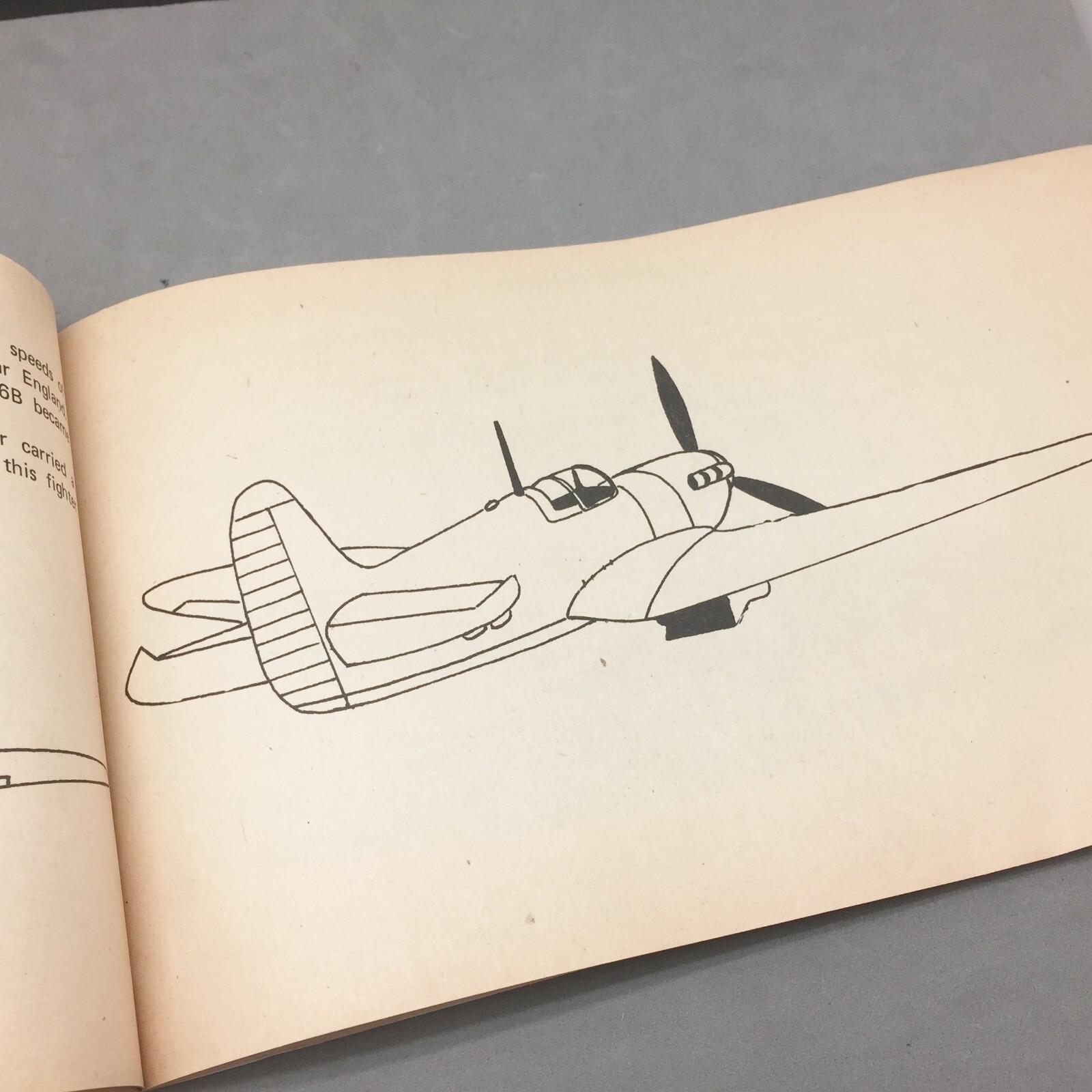 WWII Fighter Planes Kids Book John Patterson 1980 School Book Fair Learn To Draw