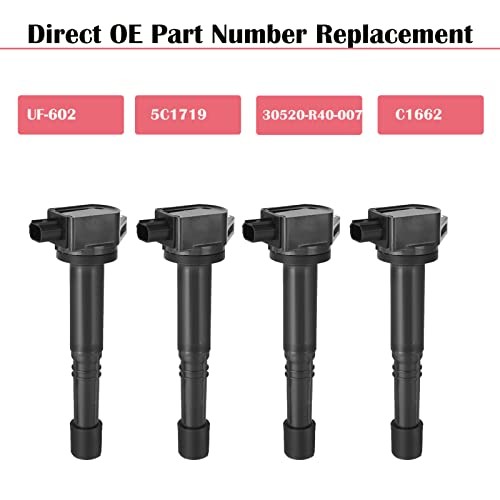 Set of 4 Ignition Coil Pack for 2008 2009 2010 2011 2012 2013 2014 2015 Honda