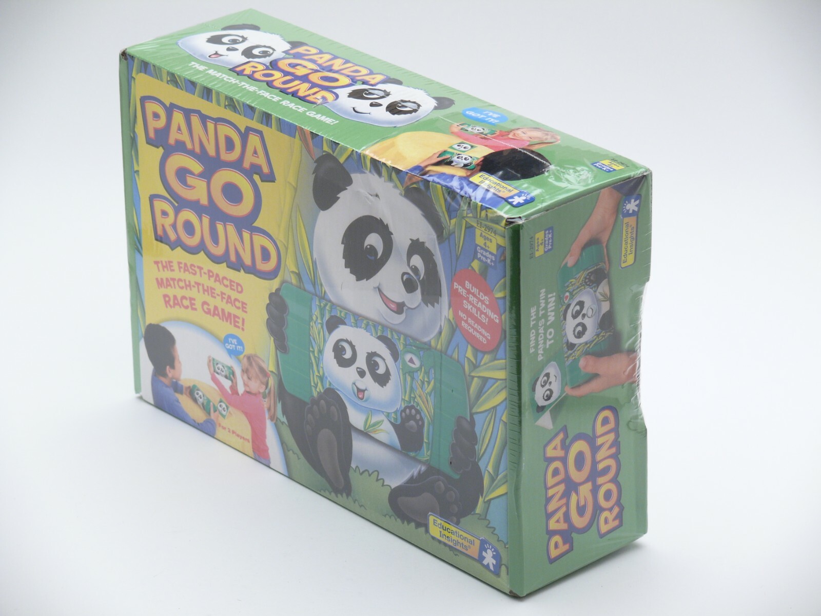 PANDA-GO-ROUND Match The Face Race Game Pre-Reading Skills BRAND NEW Ships FAST