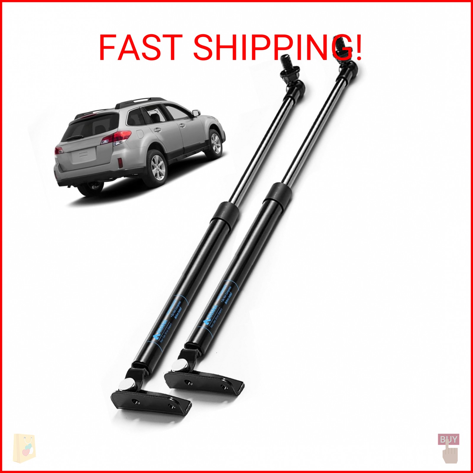 ARANA Rear Hatch Trunk Struts for Subaru Legacy & Outback 2010-2014 2.5i/3.6R/Ba
