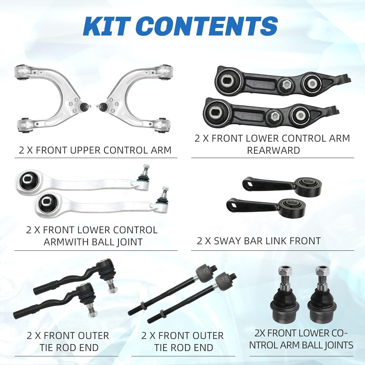 Front Supension Control Arm Kit Compatible With Mercedes Benz C E Class W205 …