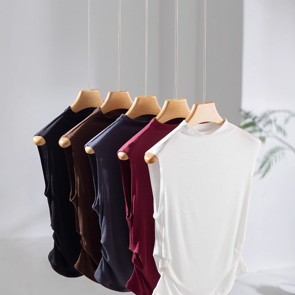 Lanjing Tencel Australia imported wool 5A antibacterial small high neck stand