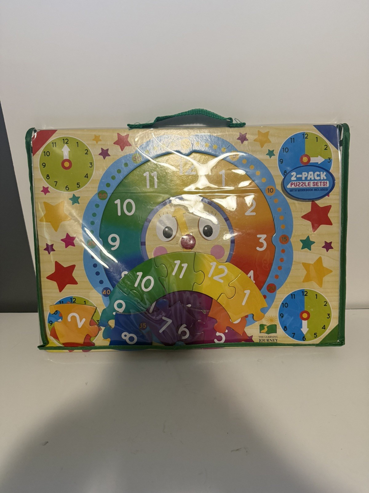 The learning journey Lift And Learn Clock & USA Map Puzzle