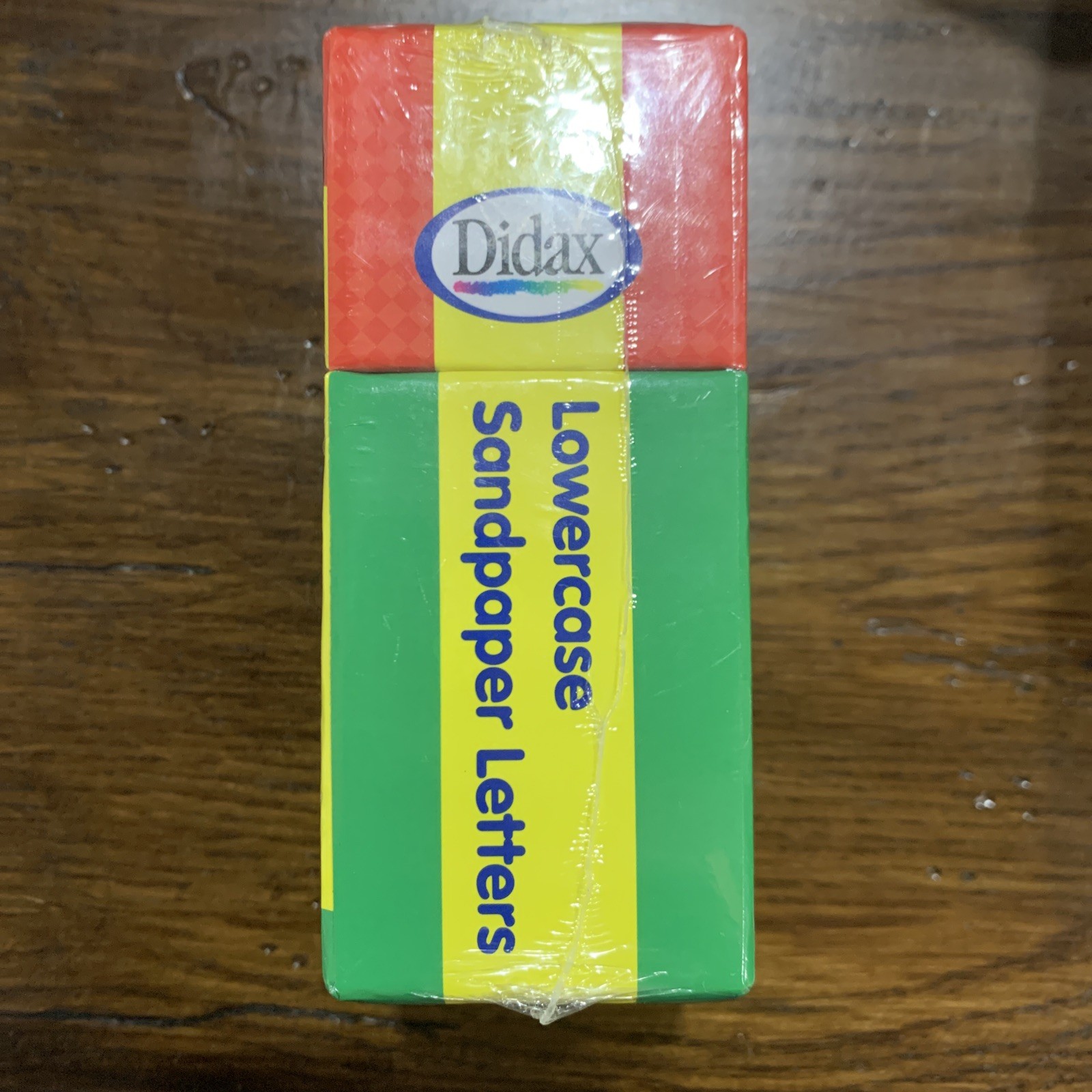 NIP Didax Sandpaper Lowercase Letters & Numerals Grades PreK-2 Tactile Cards New
